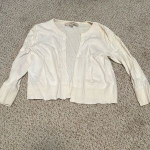 Loft XSP Cream Cardigan